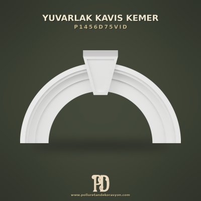Poliüretan Dış Cephe Söve Yuvarlak Kavis Kemer 17x115 cm