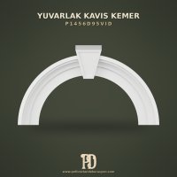 Kilit Taşlı Dekoratif Kavis Kemer Poliüretan 17x135 cm