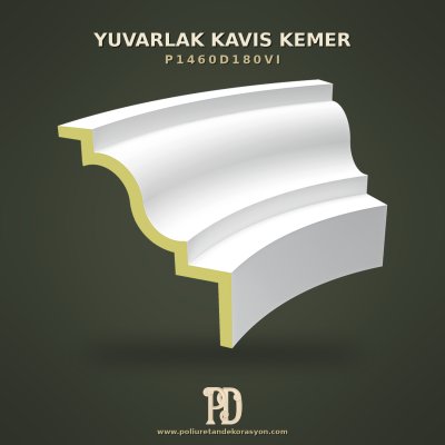 Poliüretan Yuvarlak Kavis Kemer Modern Tasarım 54x105 cm