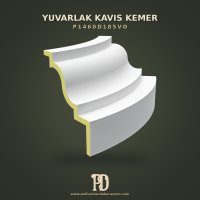 Poliüretan Yuvarlak Kavis Kemer Şık Geçiş 54x108 cm