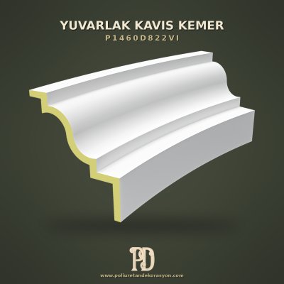 Poliüretan Yuvarlak Kavis Kemer Derin Hatlı 54x144 cm