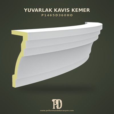 Geniş Yuvarlak Kavis Kemer Profili 29x156 cm