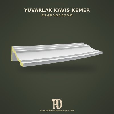 Poliüretan Yuvarlak Kavis Kemer Kademe Detaylı 13x119x35 cm