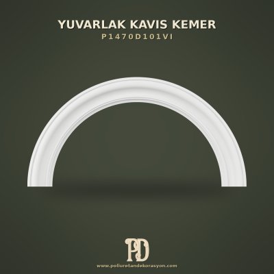 Poliüretan Yuvarlak Kavis Kemer Çerçeve Profilli 11x131 cm
