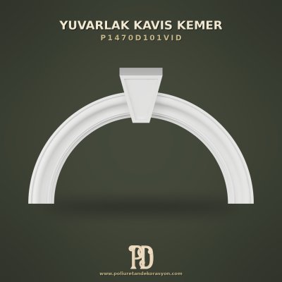 Poliüretan Kilit Taşlı Geçiş Kemeri 17x131x80 cm