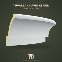 Düz Profilli Yuvarlak Kavis Kemer Poliüretan 30x109 cm