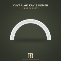 Poliüretan Yuvarlak Kavis Kemer Kademeli Profil 5x85x43 cm