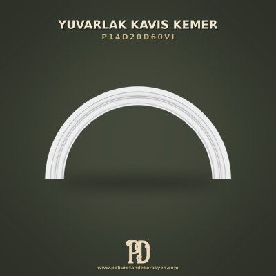Poliüretan Yuvarlak Kavis Kemer Kademeli Profil 5x85x43 cm
