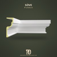 Poliüretan Düz Kesim Pencere ve Kapı Sövesi 16x6x240 cm