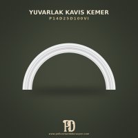 Poliüretan Geniş Yuvarlak Kemer Sövesi 6x132x66 cm