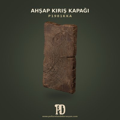 Ahşap Doku Görünümlü Poliüretan Kiriş Kapağı 30x16 cm