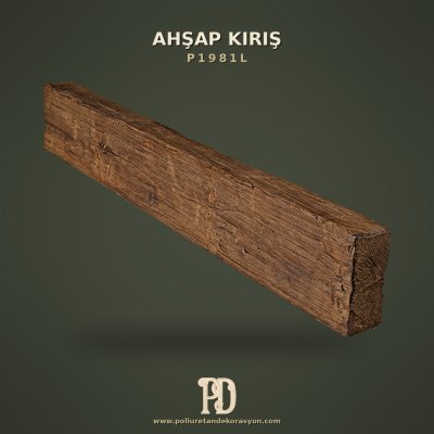 Ahşap Görünümlü Dekoratif Poliüretan Kiriş 7.5x15.7 cm