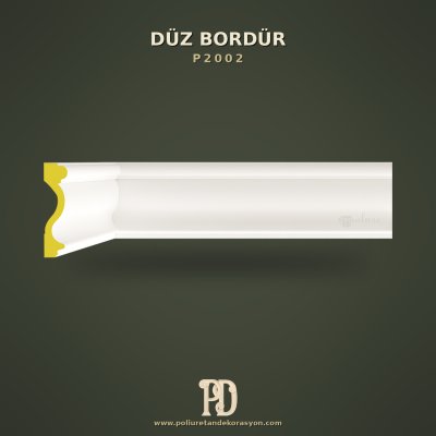 Düz Tasarımlı Duvar Çıtası Bordür 4x15 cm