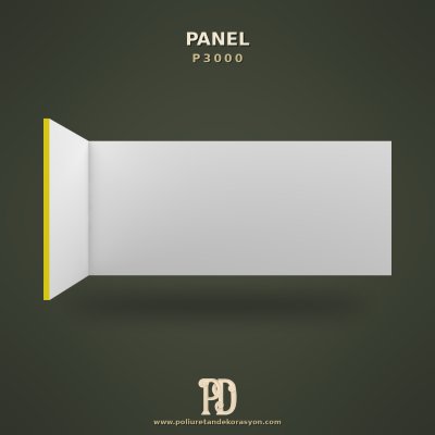 Poliüretan Düz Zeminli Duvar Paneli 63x288 cm
