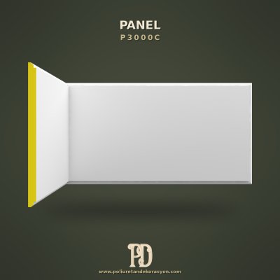 Poliüretan Klasik Çerçeveli Duvar Paneli 54x100 cm