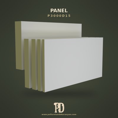 Poliüretan Geometrik Katmanlı 3D Duvar Paneli 72x146 cm