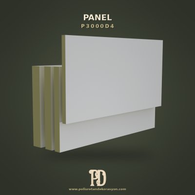 Poliüretan Klasik Çerçeveli Dekoratif Duvar Paneli 70x144 cm