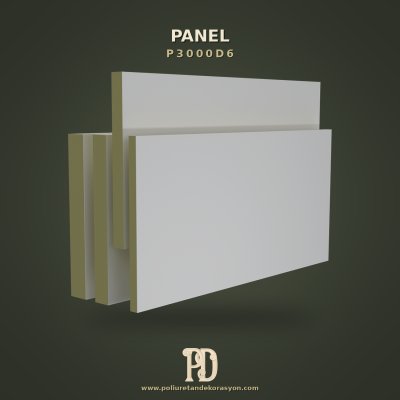 Poliüretan Düz Formlu Geniş Duvar Paneli 72x146 cm
