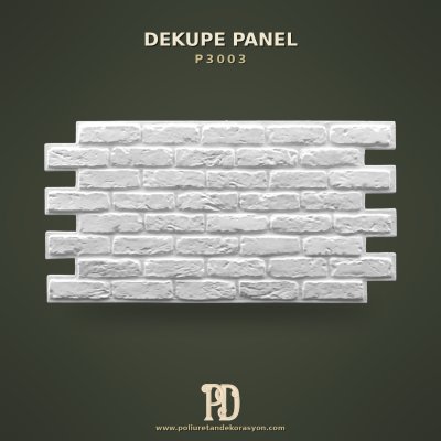 Poliüretan Dekoratif Tuğla Duvar Paneli 65x125 cm