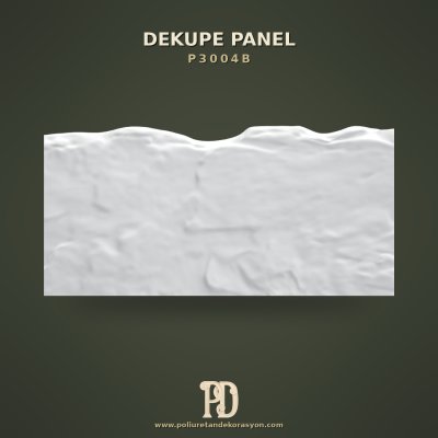 Derinlikli Rölyef Dekupe Duvar Paneli 68x144 cm