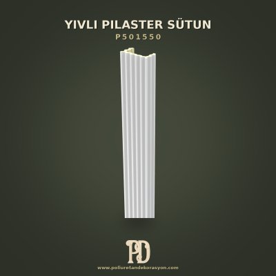 P501550 Yivli Pilaster Sütun