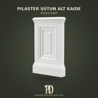 Kademeli Poliüretan Pilaster Sütun Alt Kaidesi 4x17x30 cm