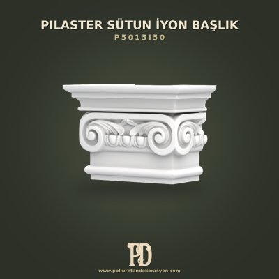 P5015I50 Pilaster Sütun İyon Başlık