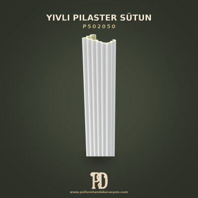 P502050 Yivli Pilaster Sütun
