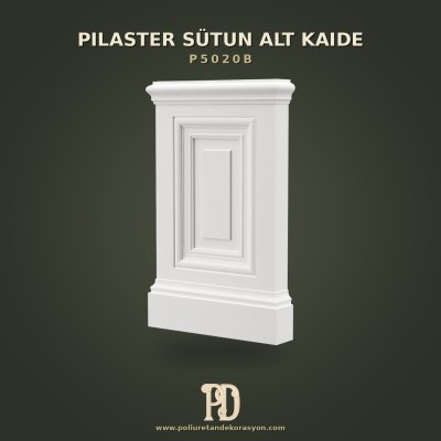 Poliüretan Pilaster Sütun Alt Kaidesi 4x23x36 cm