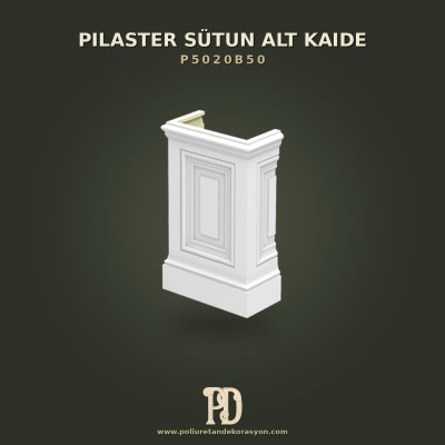 P5020B50 Pilaster Sütun Alt Kaide
