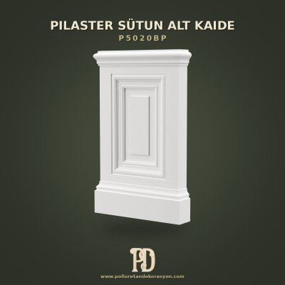 Poliüretan Pilaster Sütun Alt Kaidesi 4x23x36 cm