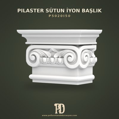 P5020I50 Pilaster Sütun İyon Başlık