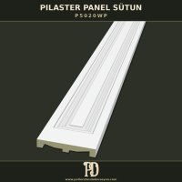 Panelli Düz Gövde Poliüretan Pilaster Sütun 3x20x240 cm