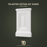 Kademeli Poliüretan Pilaster Sütun Alt Kaidesi 5x28x46 cm