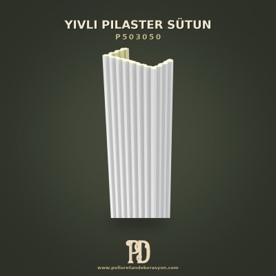 P503050 Yivli Pilaster Sütun