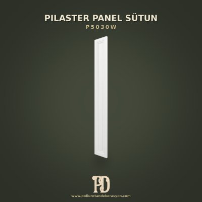 Düz Yüzeyli Pilaster Sütun Kaplaması 3x30x240 cm