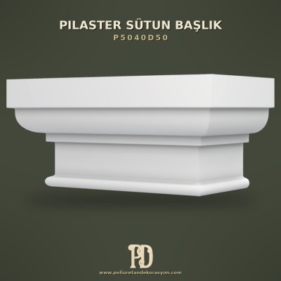 P5040D50 Pilaster Sütun Başlık