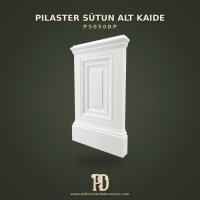 Poliüretan Kademeli Pilaster Sütun Alt Kaidesi 8x56x94 cm