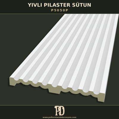 Poliüretan Yivli Dekoratif Pilaster Sütun 5x50x240 cm