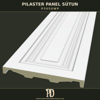 Pilaster Sütun Paneli - Düz Gövdeli Poliüretan Model - 5x50x240 cm
