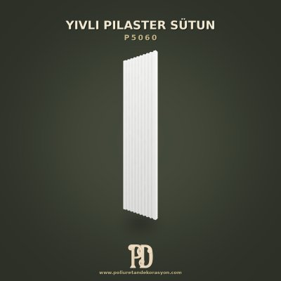 Yivli Pilaster Duvar Sütunu 6x60x240 cm