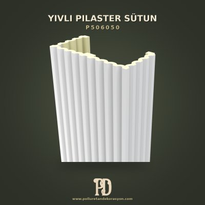 P506050 Yivli Pilaster Sütun, ürün fotoğrafı