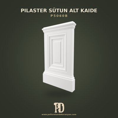 Kademeli Katmanlı Pilaster Sütun Alt Kaidesi 9x67x109 cm