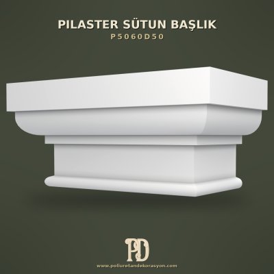 P5060D50 Pilaster Sütun Başlık, ürün fotoğrafı