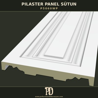 Poliüretan Düz Panel Pilaster Sütun Dekoratif 61x240 cm