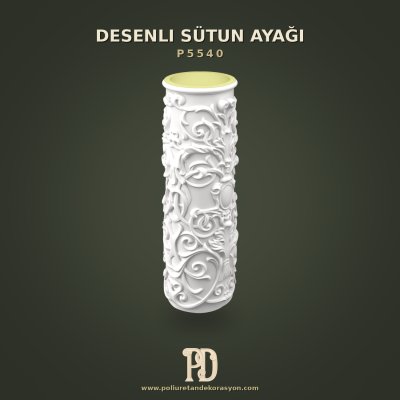 Rölyef Motifli Sütun Kaidesi 51x136 cm