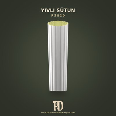 Klasik Yivli Sütun Gövdesi 20x240 cm