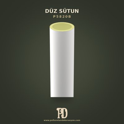Poliüretan Düz Sütun Gövdesi Pürüzsüz Yüzey 20x240 cm