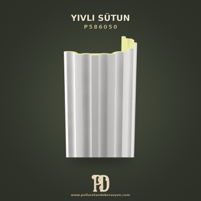 Poliüretan Yivli Yarım Sütun Gövdesi 30x60x240 cm