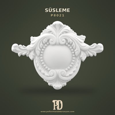 Oyma Rölyefli Poliüretan Duvar Süsleme Panosu 45x60 cm